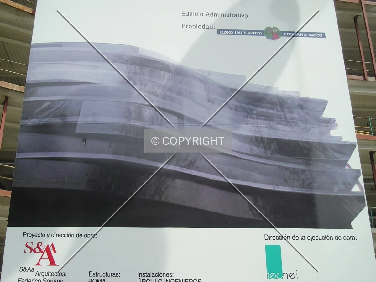 Rendering on a signboard
