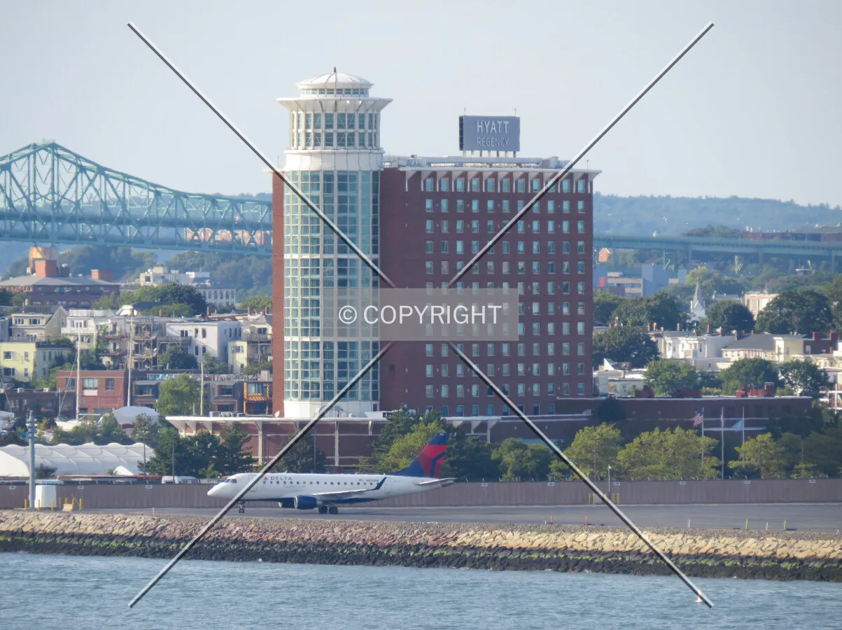View to the northwest from Boston Harbor