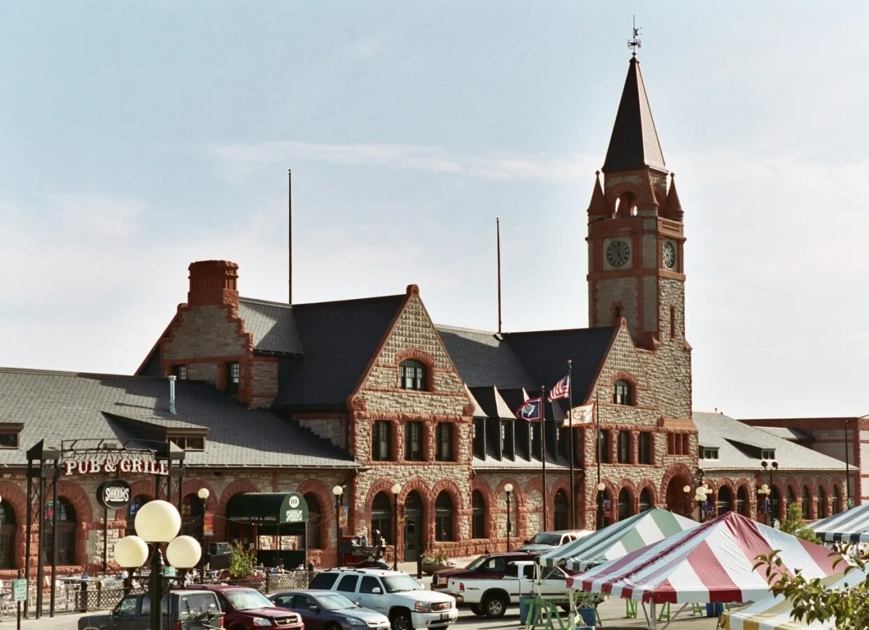 View from the northeast