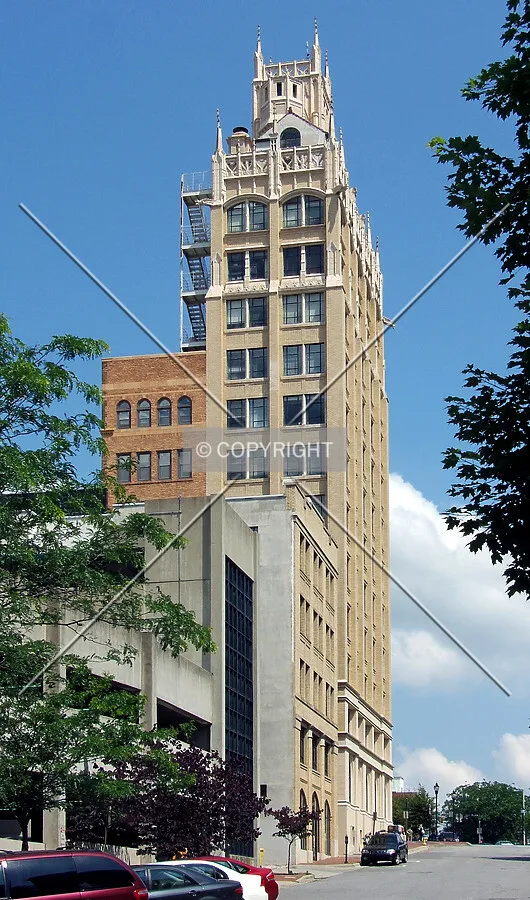 View from the southeast on South Market Street
