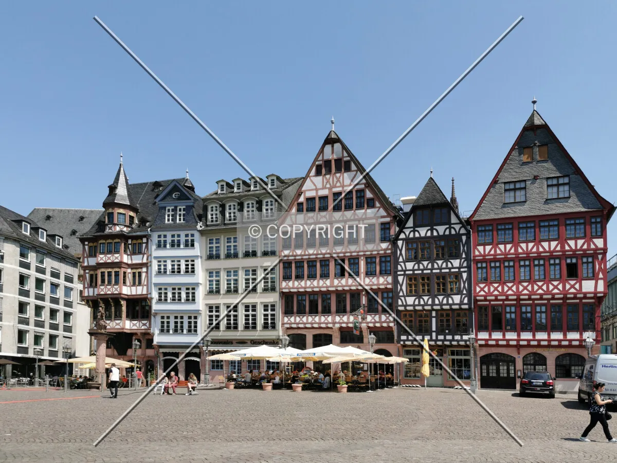 Ostzeile Römerberg in Frankfurt