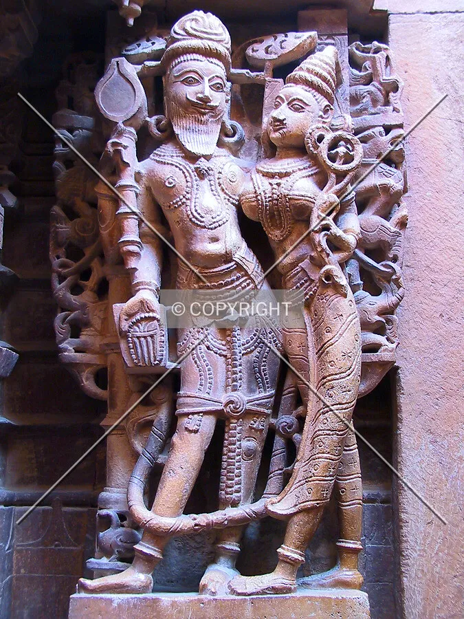 Sculpture of King and Consort