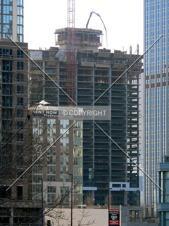 View to the southwest from lower Lake Shore Drive
