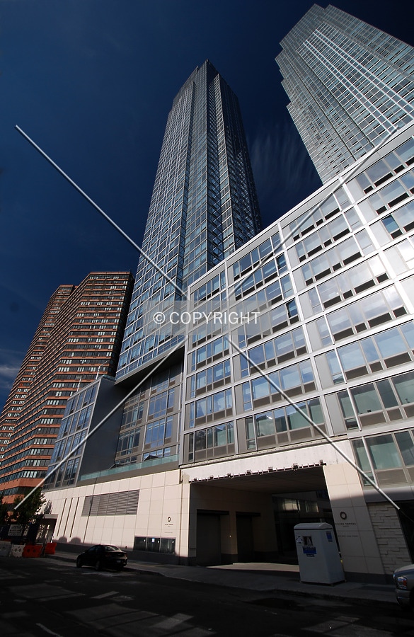 Looking up from the south