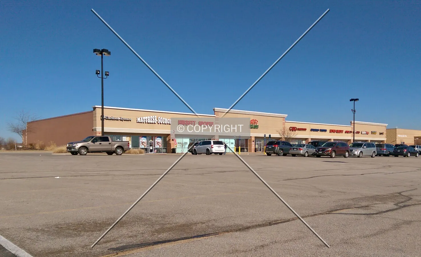 View from the southwest; January 24, 2015