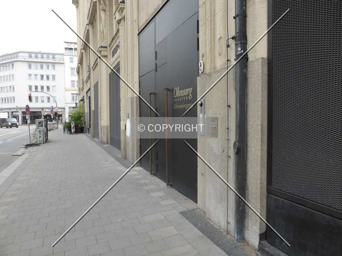 Theater entrance of the stage -- at Ernst-Merck-Straße