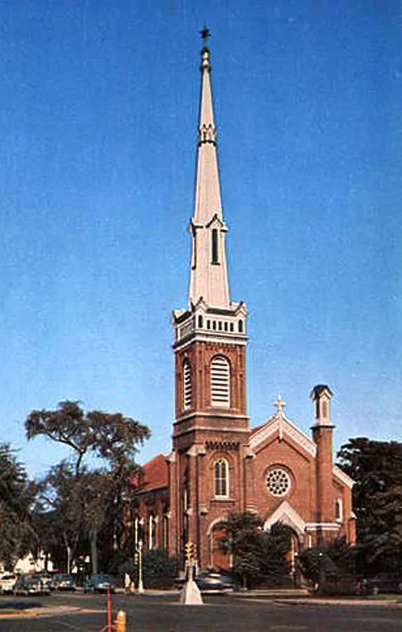 Vintage view from the southwest