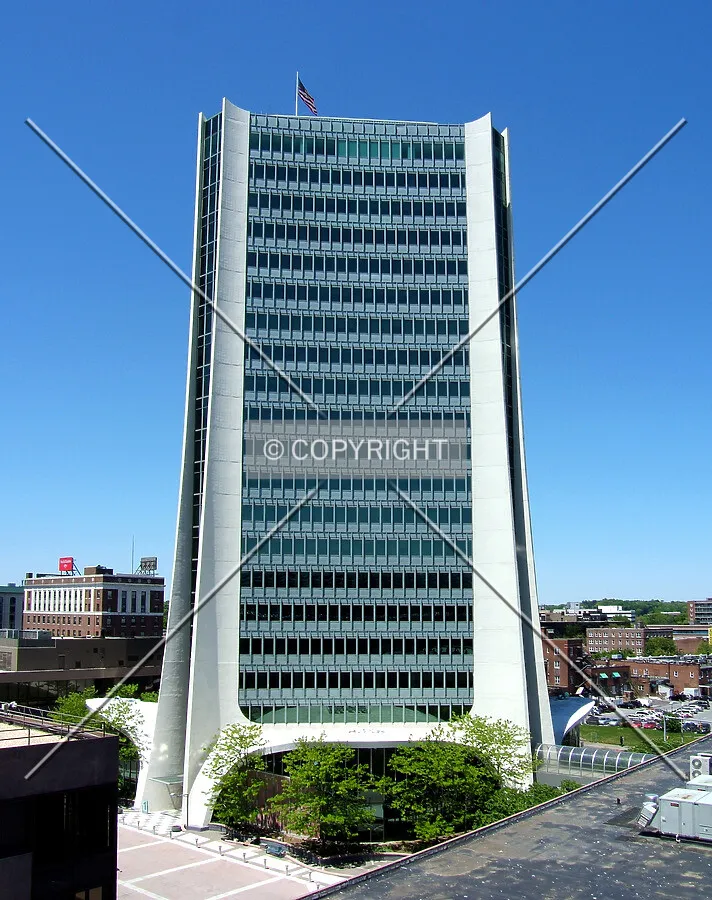 View from the southeast