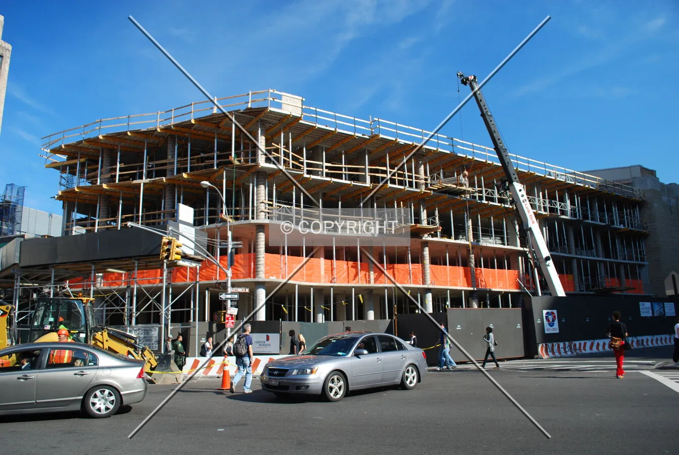 Looking eastward from 8th Avenue