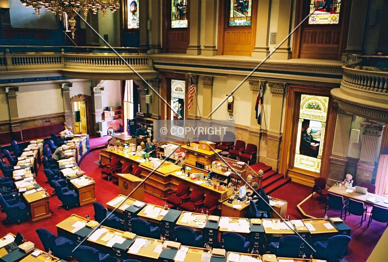 View of the Senate chamber