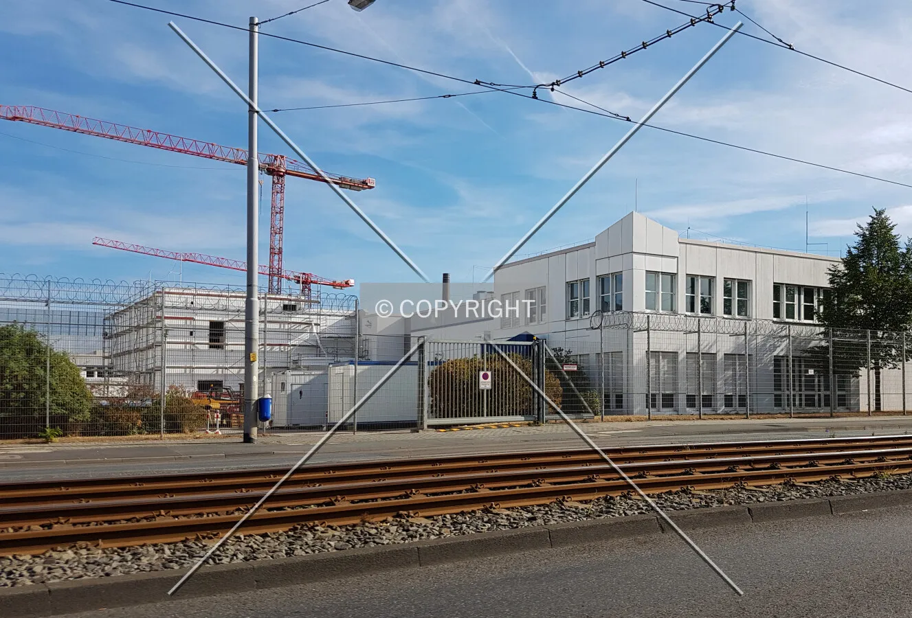 A building is constructed nearby