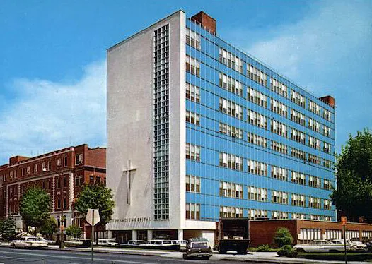 Vintage view from the southwest