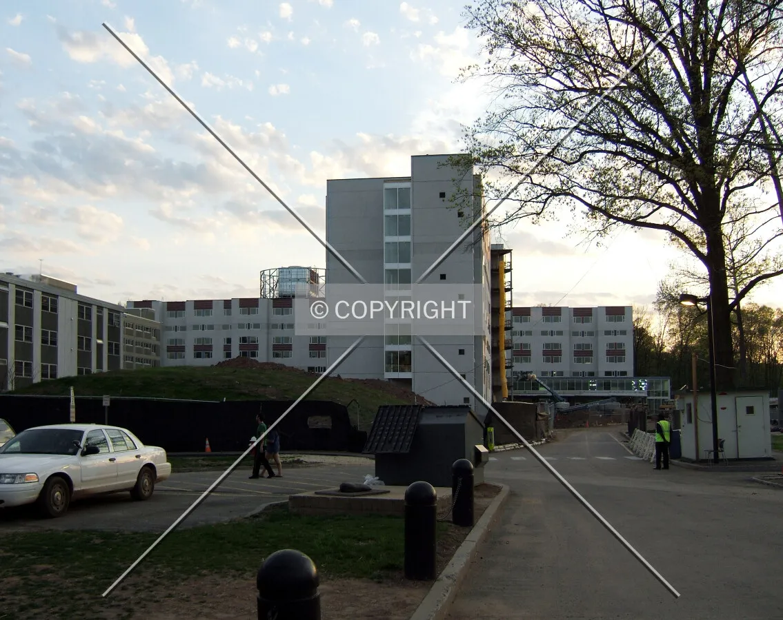 View from the east