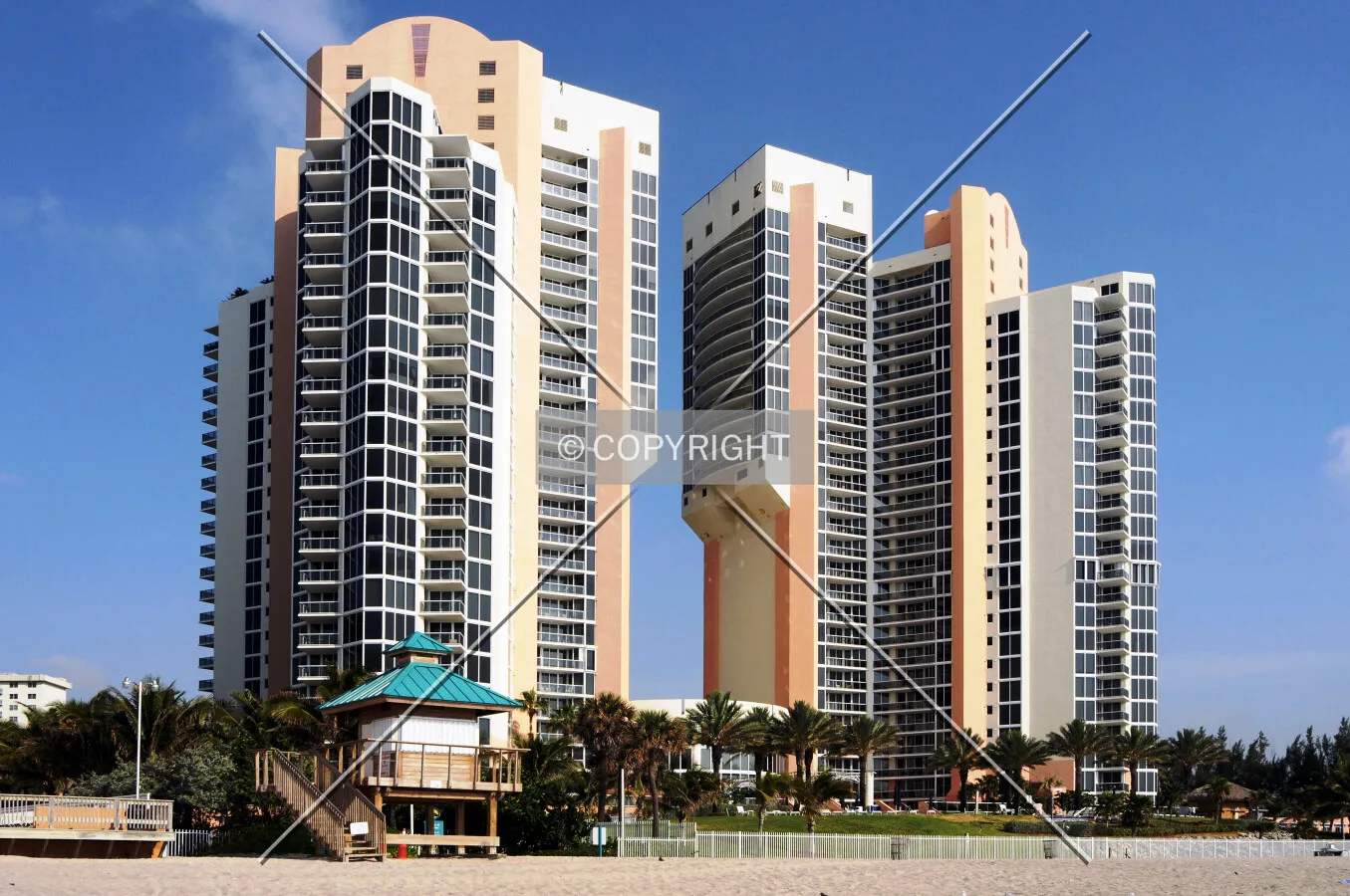 View from the southeast along the beach