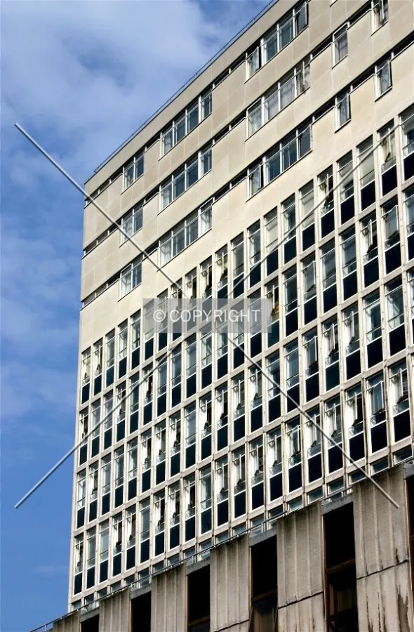 The façade from Buckingham Palace Road