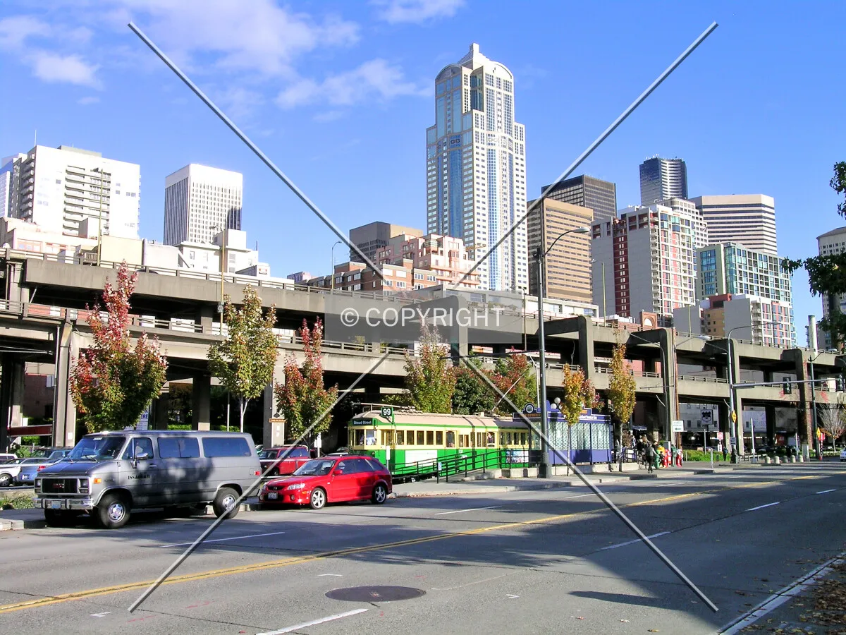 Northeastern view of downtown