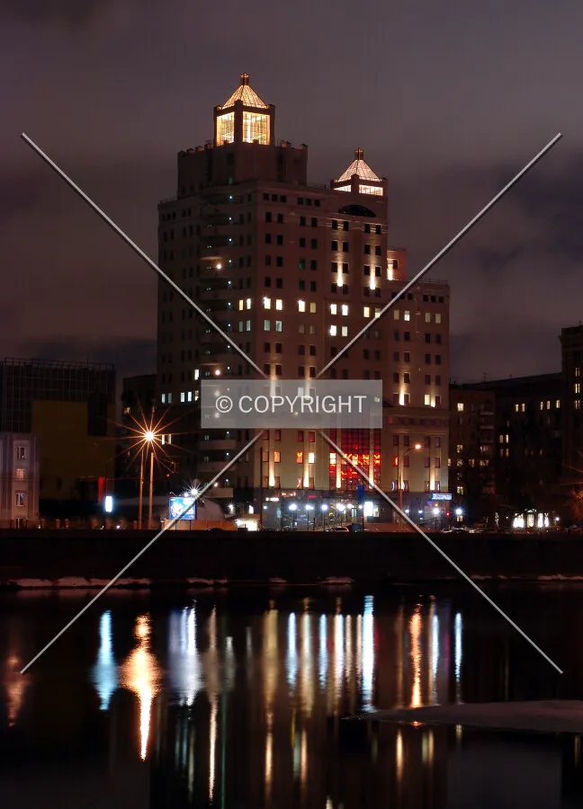 View from across Moskva River