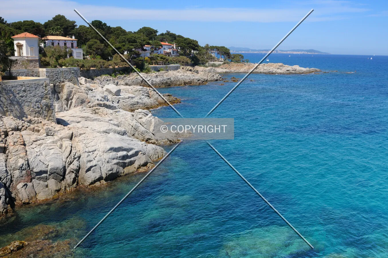 Mediterranean Sea seen in S'Agaró