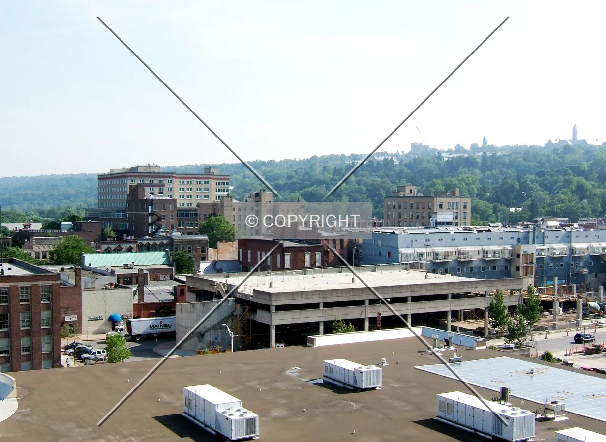 Downtown from the southwest