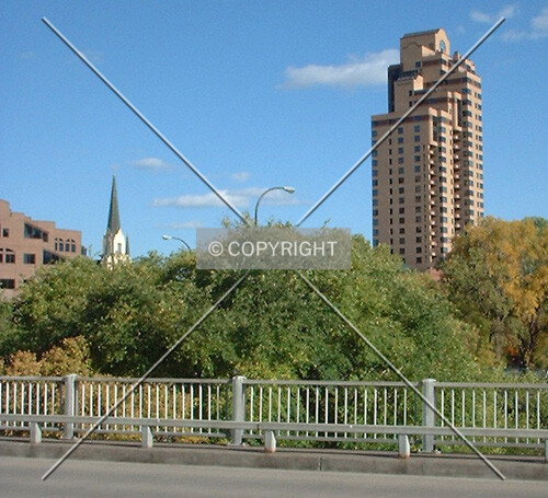 View to the east from Nicollet Island