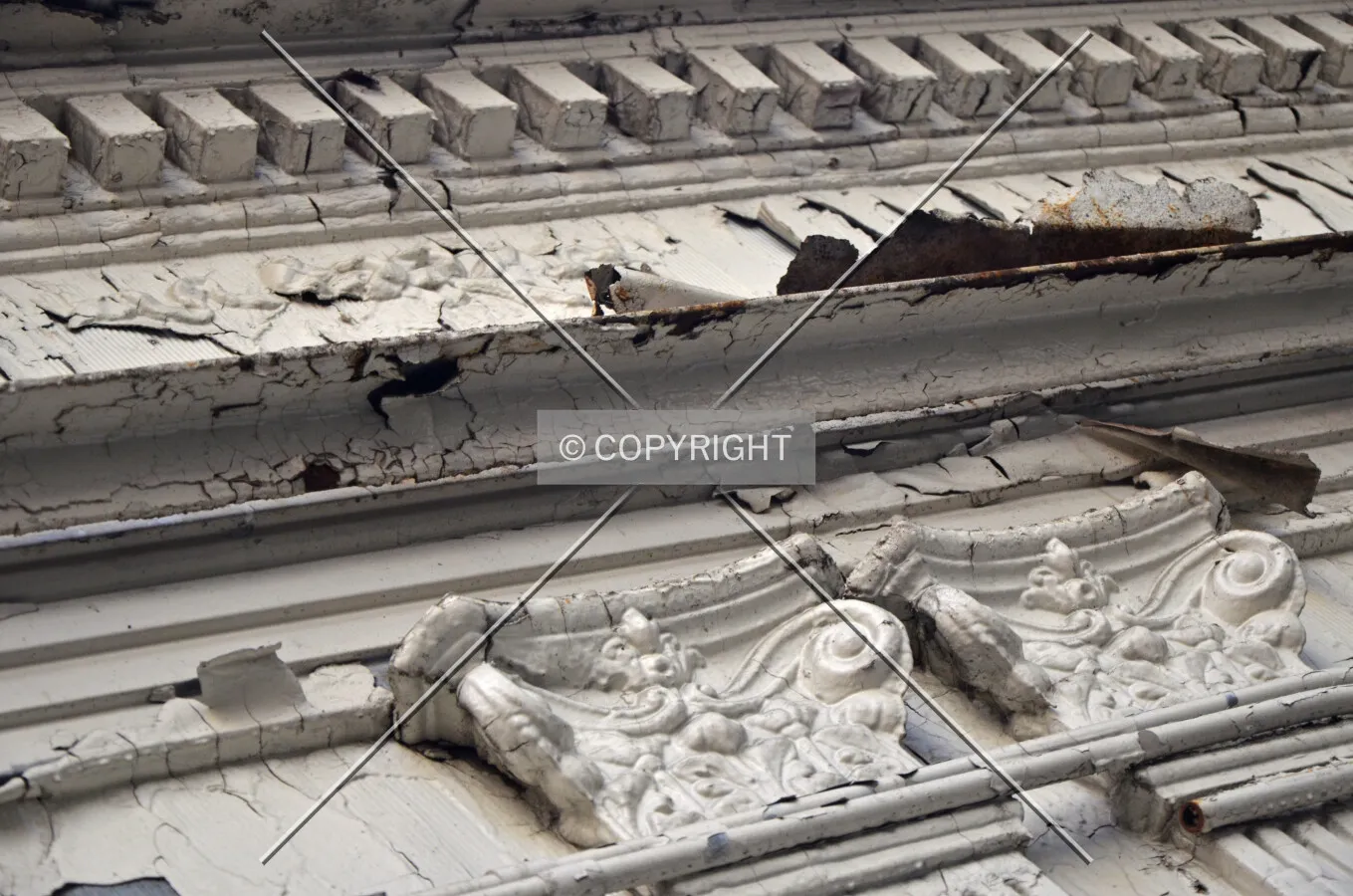 Station house facade detail; March 7, 2015.