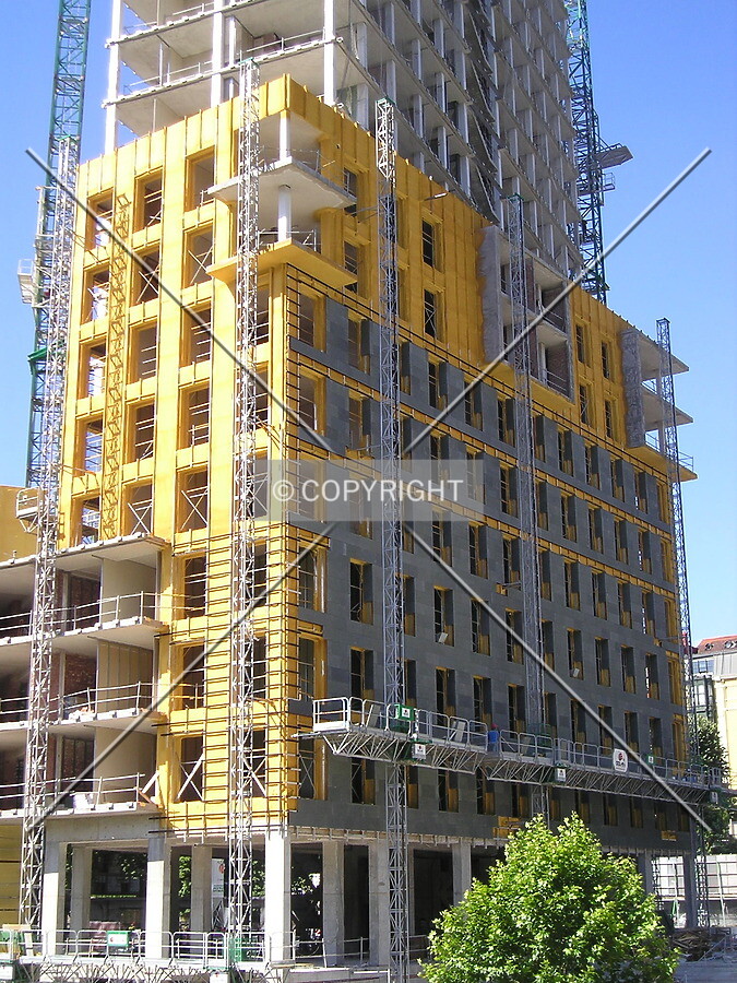 Lower part of the facade