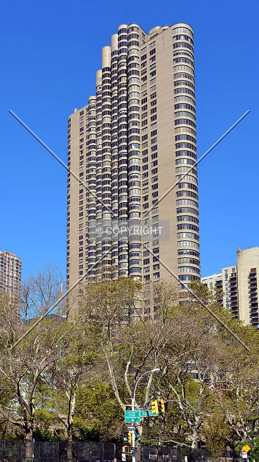 View from the southeast at 1st Avenue and 36th Street