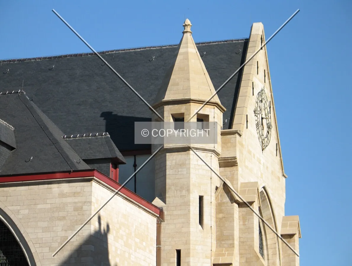 Detail of the roof, seen from the west