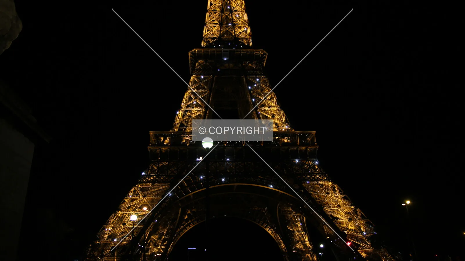 View of the 11'o clock light show