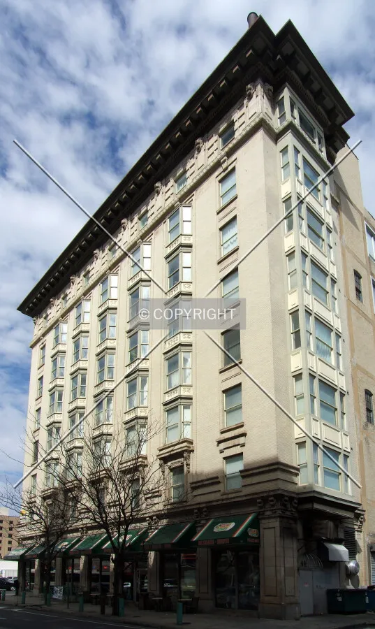 View from the southeast on Race Street