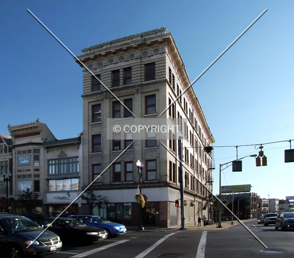 View from the north at State Street and Erie Boulevard
