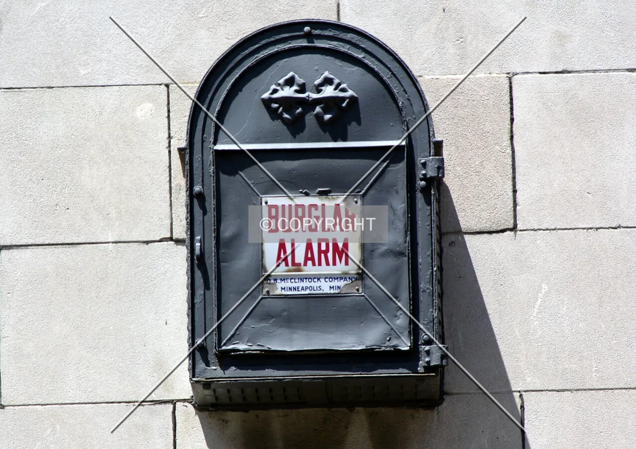 Old burglar alarm off Cabarrus Avenue West