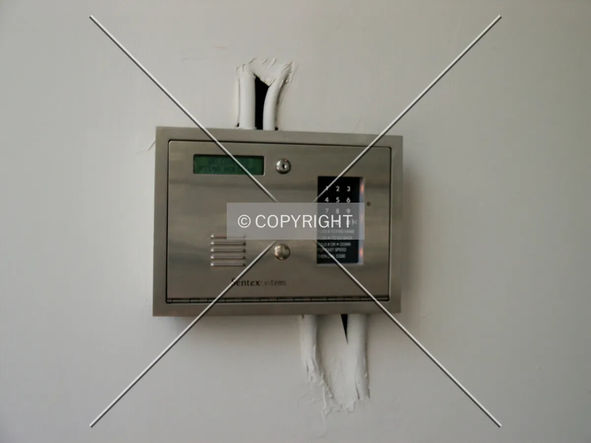 Entry system in the south lobby