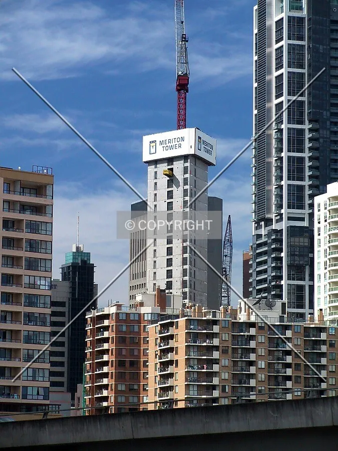 View of lift core from Western Distributor