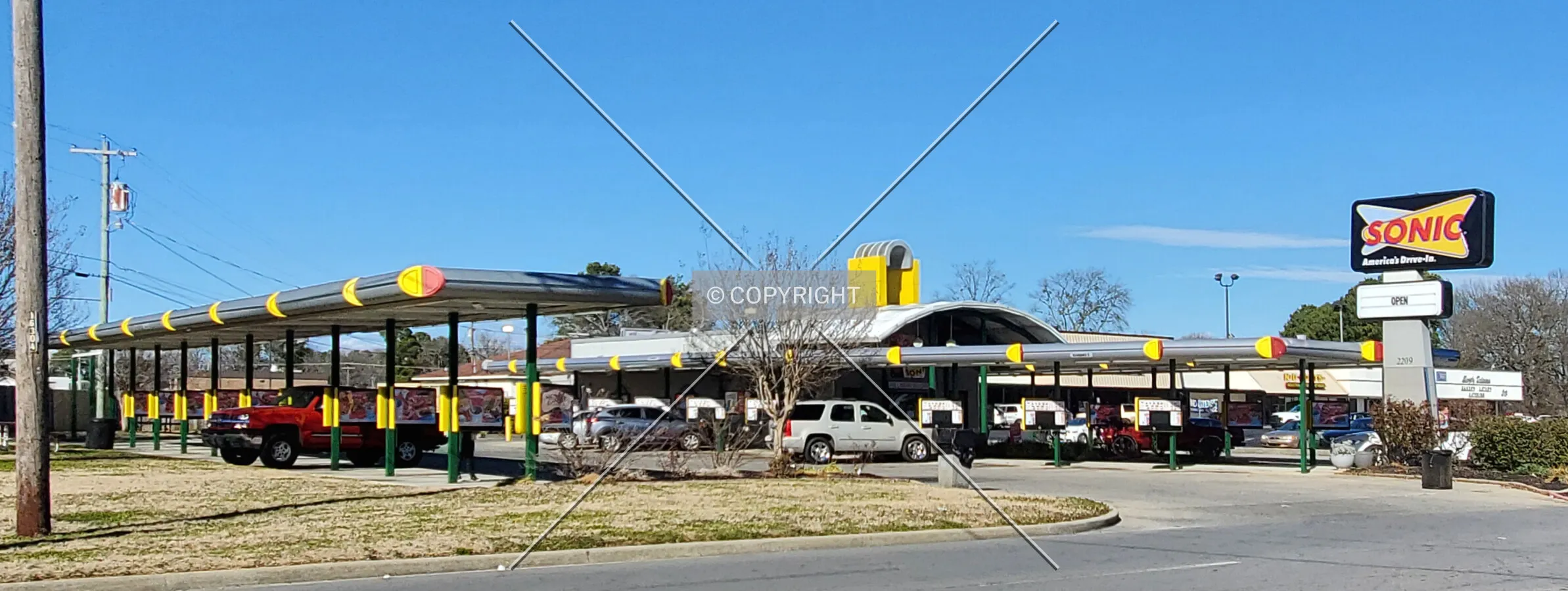 Southeast view; January 18, 2021