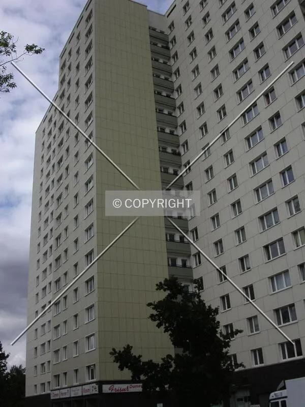 Look up view of the building