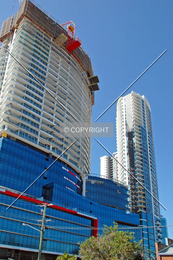 Looking up from Lawson Street