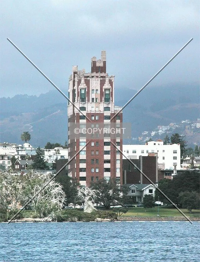 An Oakland classic from across Lake Merritt
