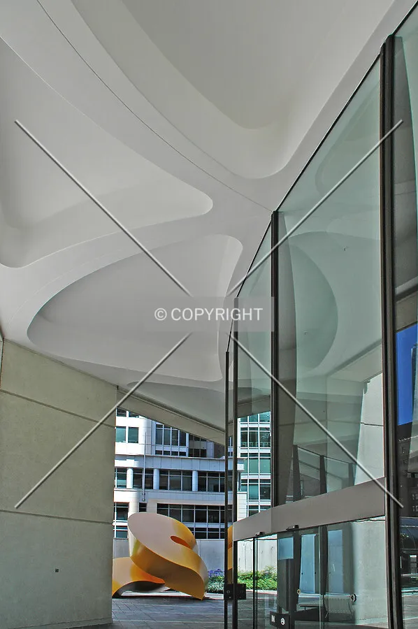 Next to the main entrance