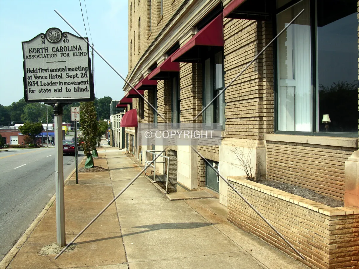 Southern base and historic signage along Front Street
