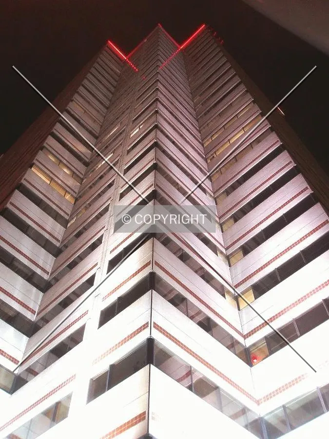 The northeast corner from below on 16th Street