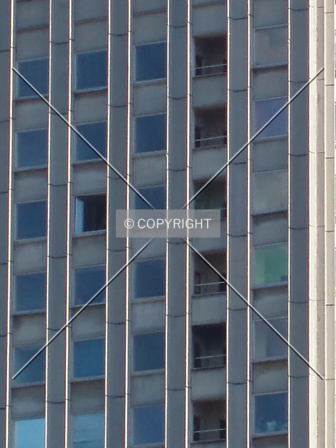 Facade detail of the northwest side