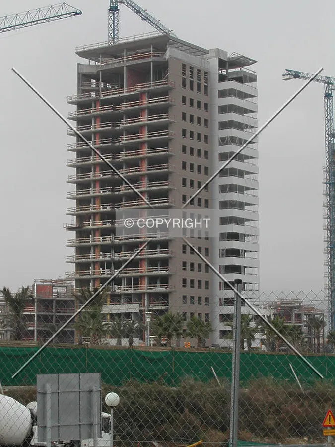 Distant view of the building