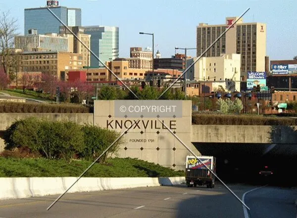 Looking south into downtown from Interstate 275