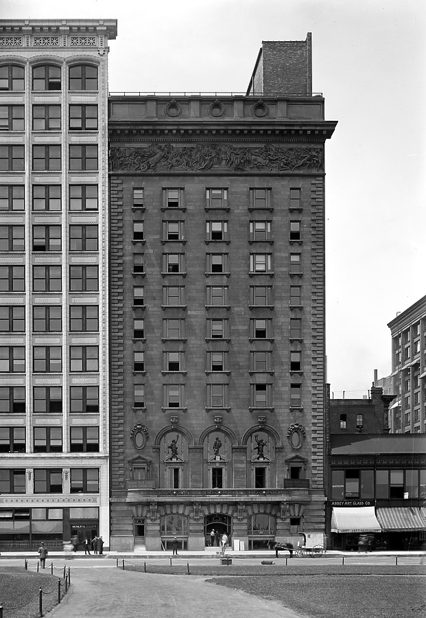Vintage view from the east showing original construction as the Illinois Athletic Club