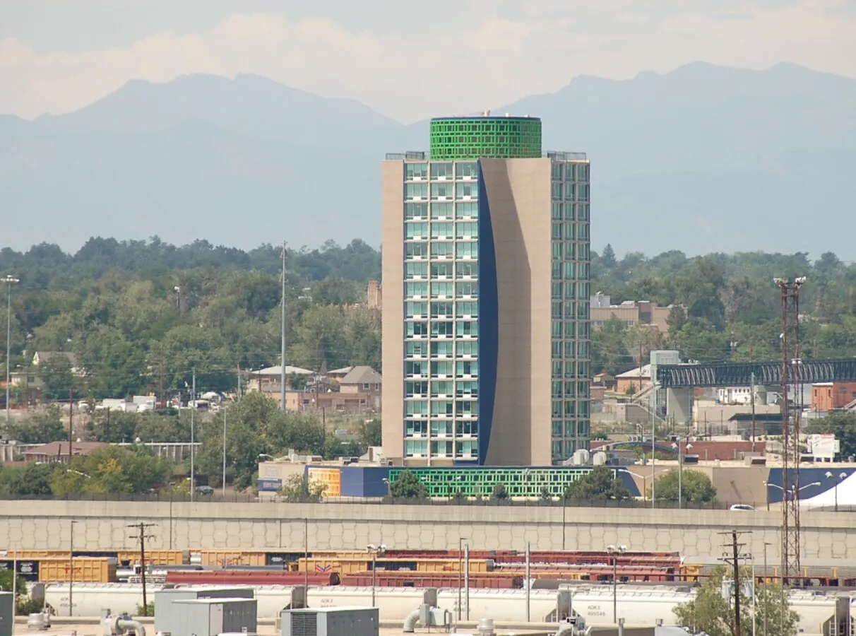 Distant view from the east