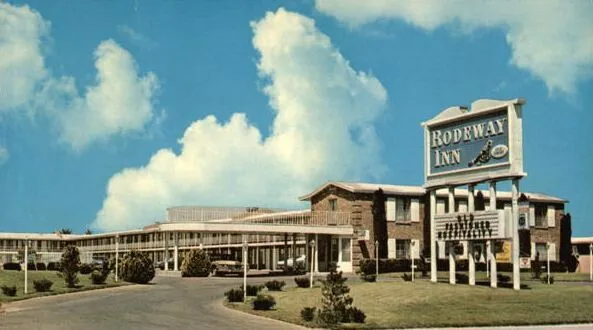 Vintage view from the southeast