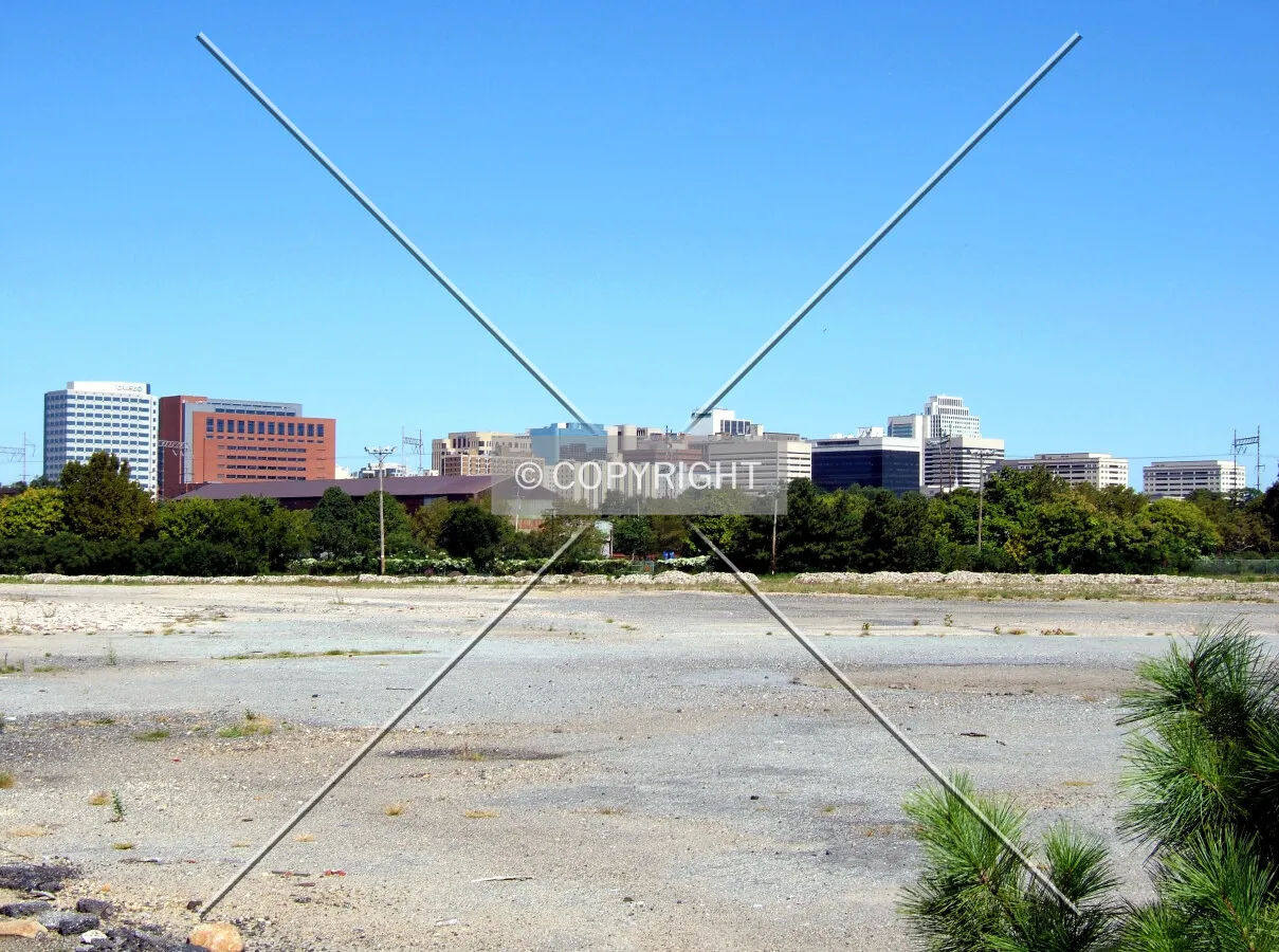 Downtown from the southeast