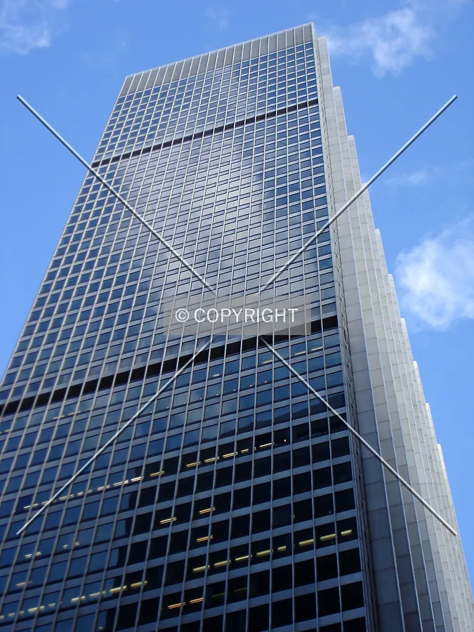 Looking up the western corner
