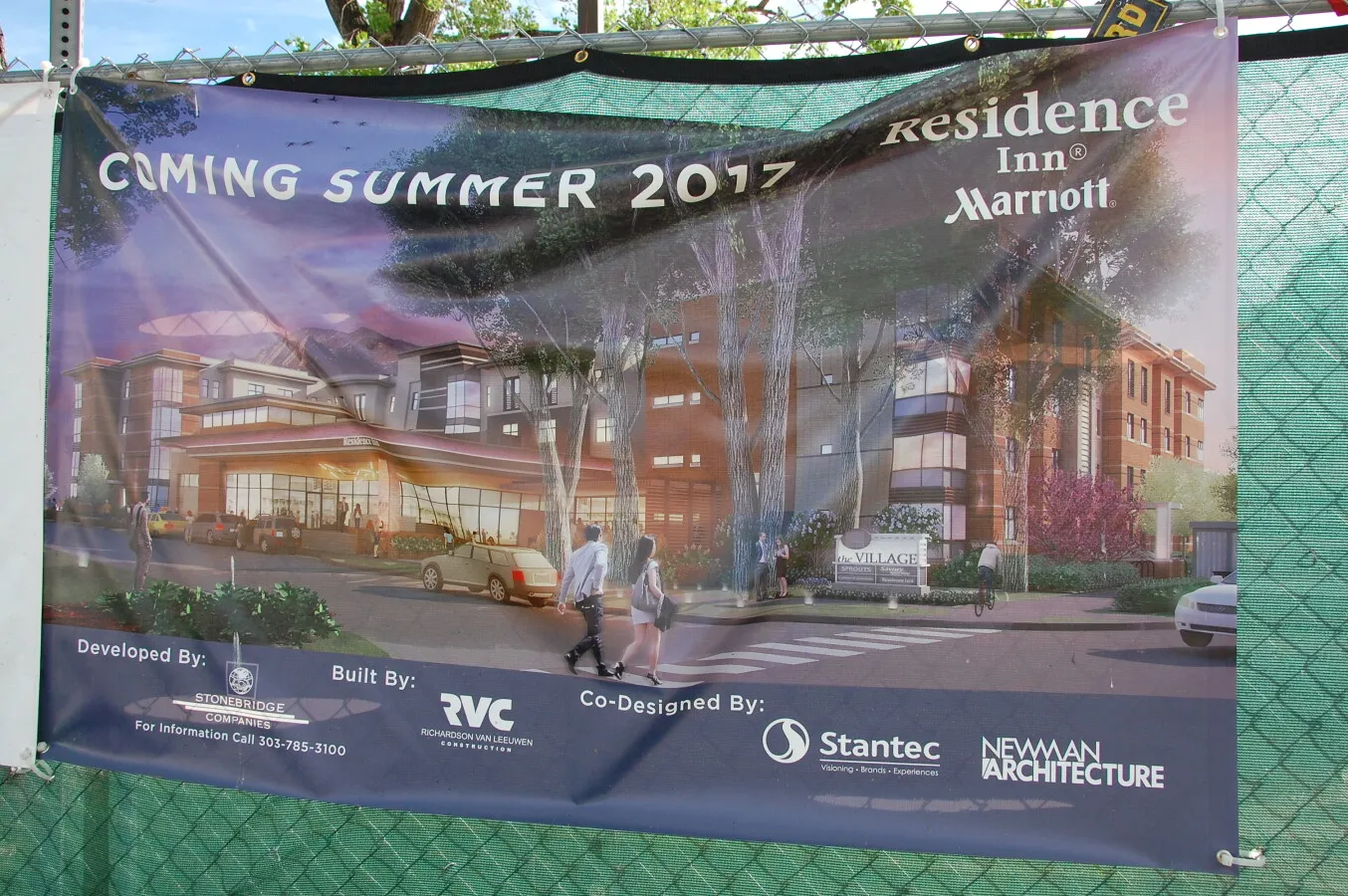 Construction banner